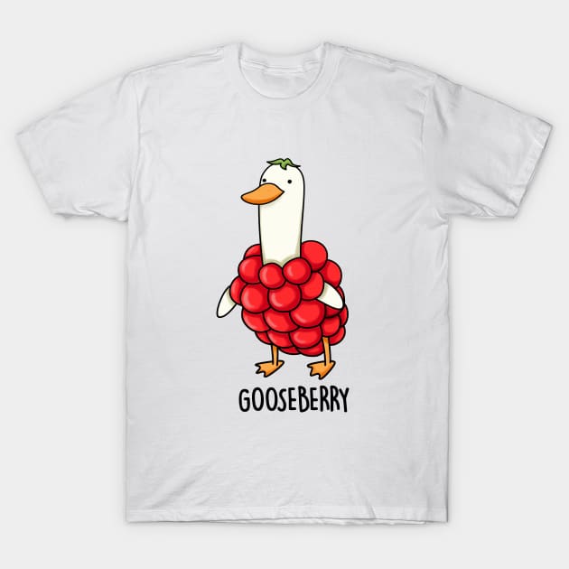 Gooseberry Funny Animal Pun T-Shirt by punnybone